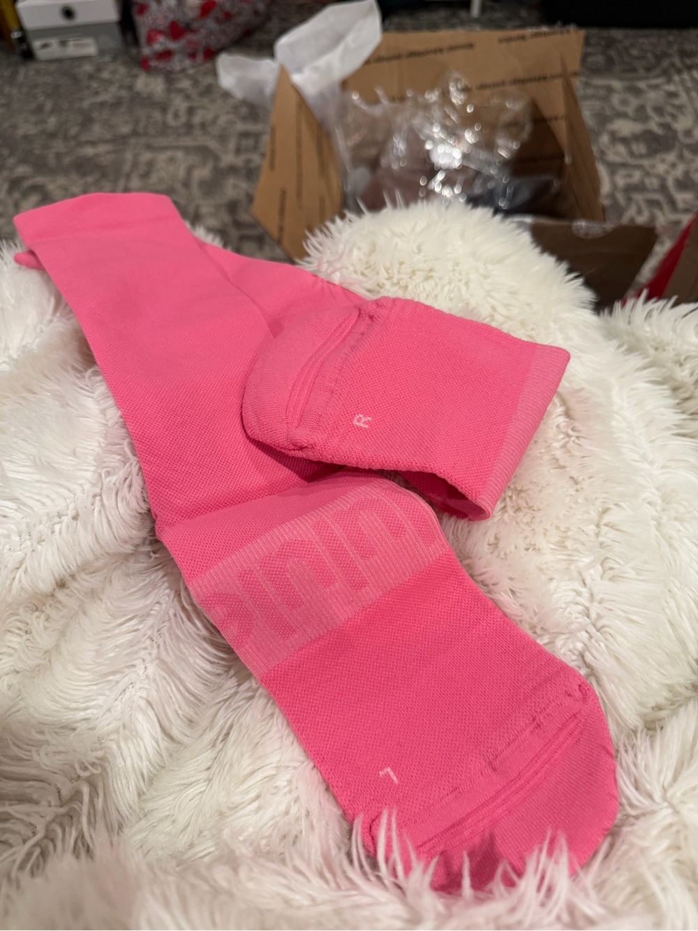 lululemon athletica Bright Pink socks